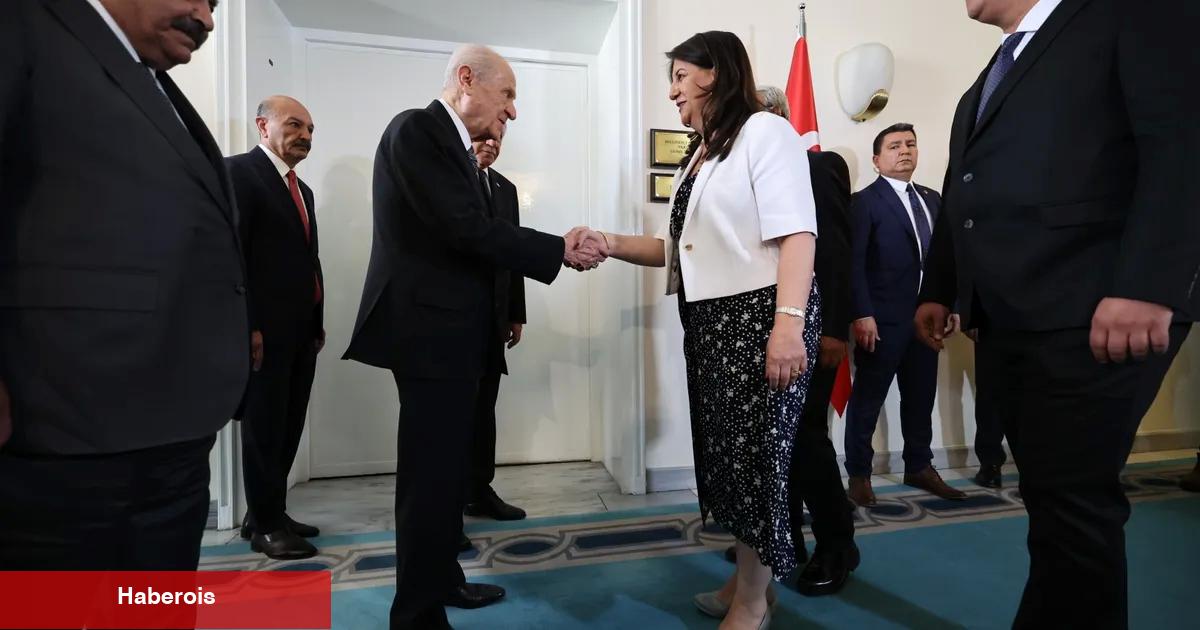 Bahçeli DEM heyetini kabul etti