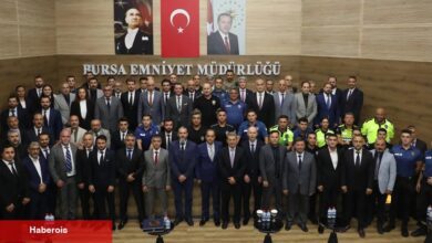 Bursa Emniyeti'nde 70 başarılı işçi ödüllendirildi
