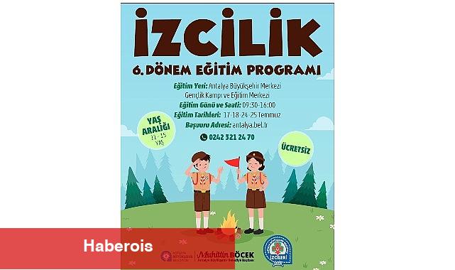 Büyükşehir'in 6. devir izcilik kampı başlıyor