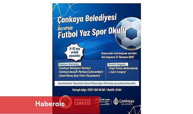 Çankaya Belediyesi'nden Fiyatsız Yaz Spor Okulları