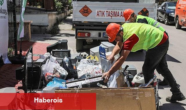 Çankaya'da elektronik atık seferberliği - Haberois Çankaya'da elektronik atık seferberliği