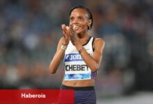 Chebet, dünya rekoru kırarak 5 bin metreyi 14 dakikadan kısa müddette koşan birinci bayan oldu