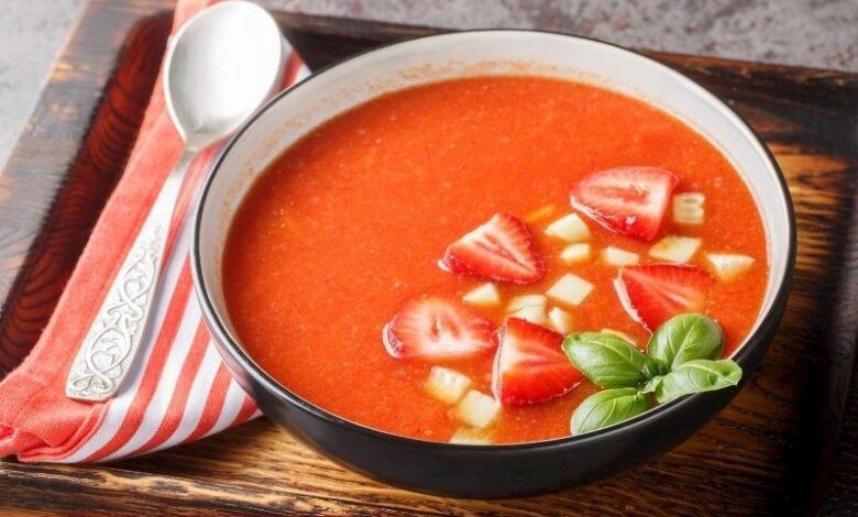 Çilek Ve Domatesli Gazpacho Tanımı - Haberois Çilek Ve Domatesli Gazpacho Tanımı