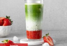 Çilekli Matcha Latte Tanımı