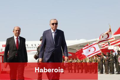 Cumhurbaşkanı Erdoğan merasimler için Yavru Vatan'da
