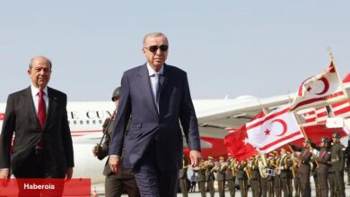 Cumhurbaşkanı Erdoğan merasimler için Yavru Vatan'da