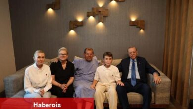 Cumhurbaşkanı Erdoğan'dan Galatasaray Kulübü Lideri Özbek'e hastanede ziyaret