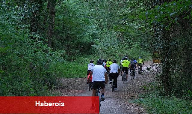 Dağ bisikleti tutkunları Ormanya'da buluştu