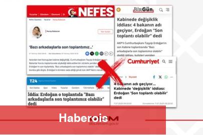 DMM'den "Erdoğan’ın Kabine açıklaması" tezine yalanlama