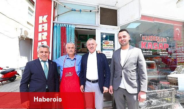Düğüne gitti, proje inceledi, vatandaşla sohbet etti