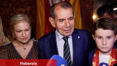 Dursun Özbek'ten teşekkür iletisi