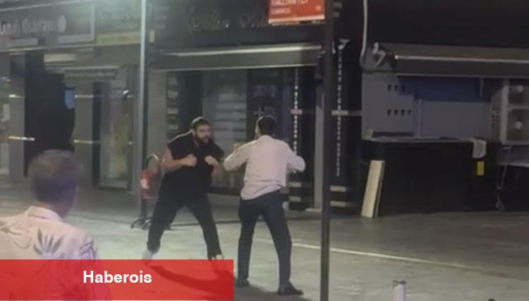 Düzce Şerefiye’de sokak ortasında çıkan hengame şaşırttı!