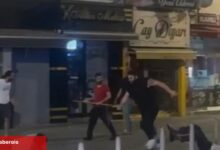 Düzce Şerefiye’de sokak ortasında çıkan hengame şaşırttı!