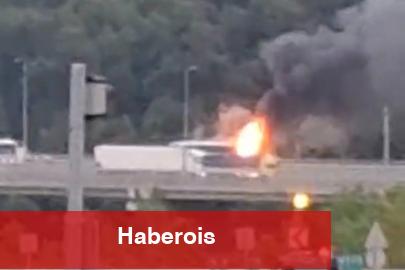 Düzce'de yolcu otobüsü yandı: İstanbul istikameti kapatıldı - Haberois Düzce'de yolcu otobüsü yandı: İstanbul istikameti kapatıldı
