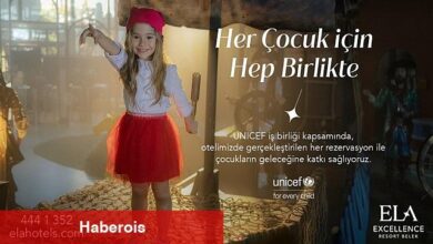 Ela Excellence Resort Belek fark yaratmak için UNICEF'i destekliyor!