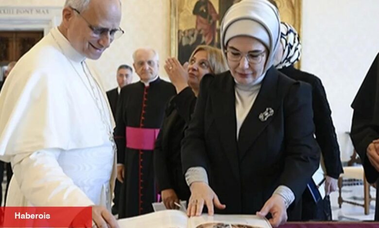 Emine Erdoğan’dan Vatikan’da değerli temaslar