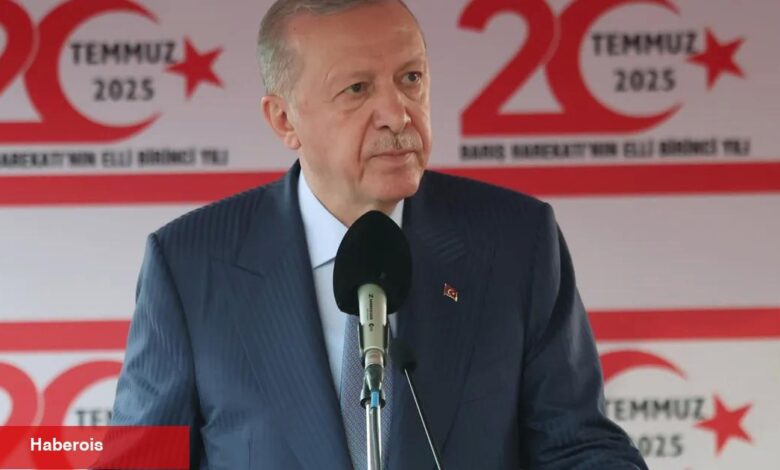 Erdoğan: Kıbrıs’ta tahlilin anahtarı iki devletli tahlil, taviz yok! - Haberois Erdoğan: Kıbrıs’ta tahlilin anahtarı iki devletli tahlil, taviz yok!