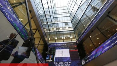 FTSE 100 bugün: Paylar düştü, sterlin 1,36 doların altına geriledi, GSYH dataları hayal kırıklığı yarattı