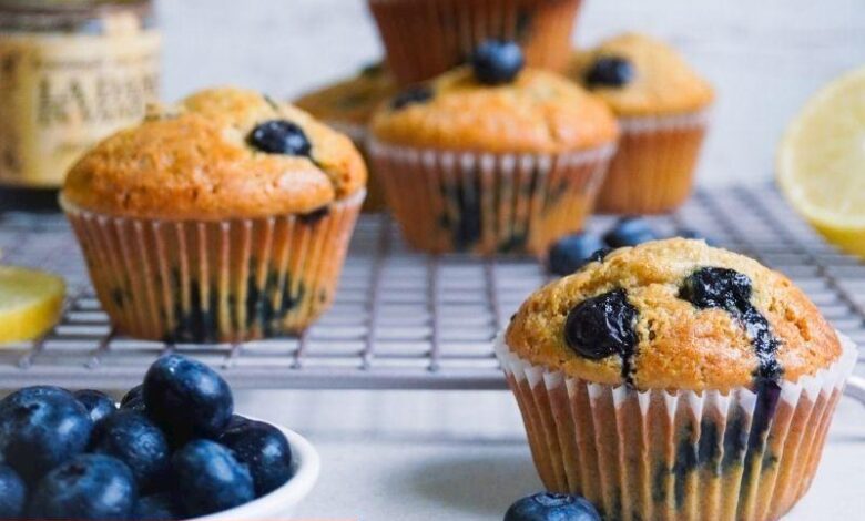 Glutensiz Yaban Mersinli Muffin
