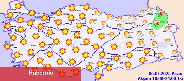 Hava sıcaklıkları 4 derece artıyor - Haberois Hava sıcaklıkları 4 derece artıyor