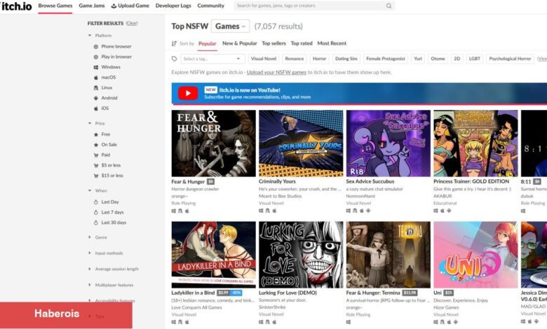 itch.io'dan NSFW İçeriklere Yasak Geldi