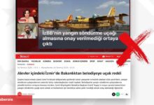 İzmir Belediyesi’nin yangın uçağı talebi savı asılsız!