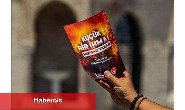 İzmir İtfaiyesi yangınlara dikkat çekmek için sokağa indi