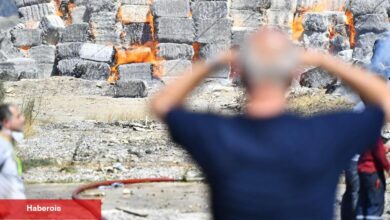 İzmir İtfaiyesi'nin yangınlarla gayreti sürüyor