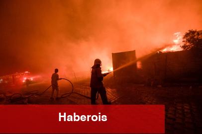 İzmir'de yangınlara karşı canla başla çaba ettiler