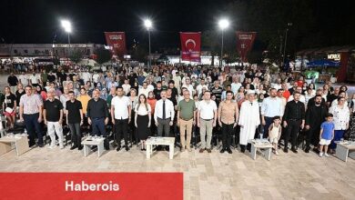 Kemer'de 15 Temmuz anma merasimi