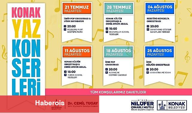 Konak Yaz Konserleri başlıyor - Haberois Konak Yaz Konserleri başlıyor