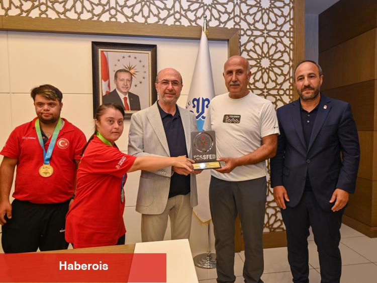 Konya Selçuklu'da özel atletler ağırlandı