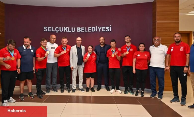 Konya Selçuklu'da özel atletler ağırlandı - Haberois Konya Selçuklu'da özel atletler ağırlandı