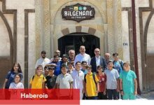 Lider Altay ve Lider Pekyatırmacı Bilgehane'de Yaz Aktifliklerine Katılan Öğrencilerle Buluştu
