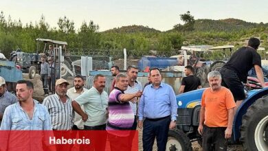 Lider Dutlulu Yangın Bölgesinde İncelemelerde Bulundu