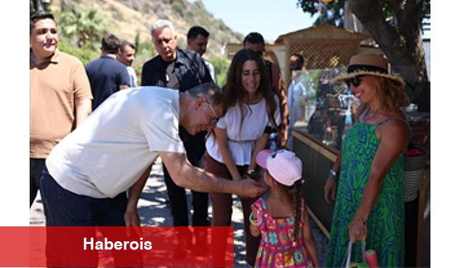 Lider Tugay yangın bölgelerini yalnız bırakmıyor