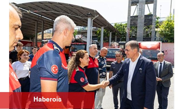 Lider Tugay'dan ateş savaşçılarına teşekkür ziyareti - Haberois Lider Tugay'dan ateş savaşçılarına teşekkür ziyareti