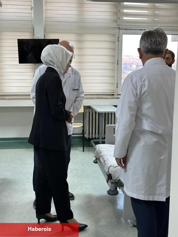 Metan gazından zehirlenen askerler GATA’da ziyaret edildi