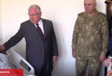 Metan gazından zehirlenen askerler GATA’da ziyaret edildi