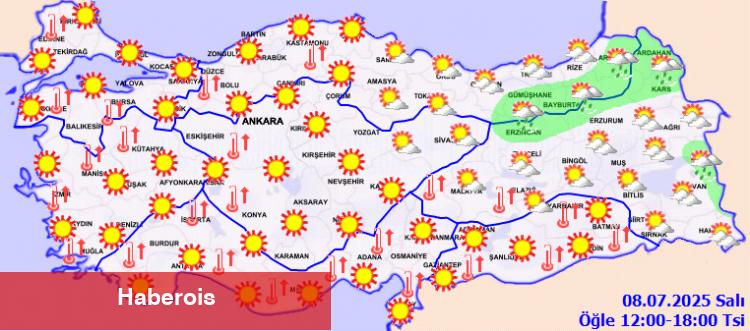 Meteoroloji’den 'Sıcak Hava' uyarısı - Haberois Meteoroloji’den 'Sıcak Hava' uyarısı