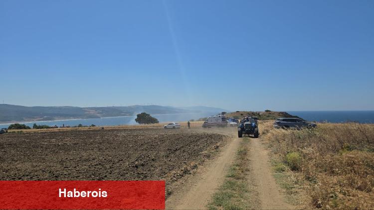 Mudanya kırsalında yangın! Buğday tarlası son anda kurtarıldı