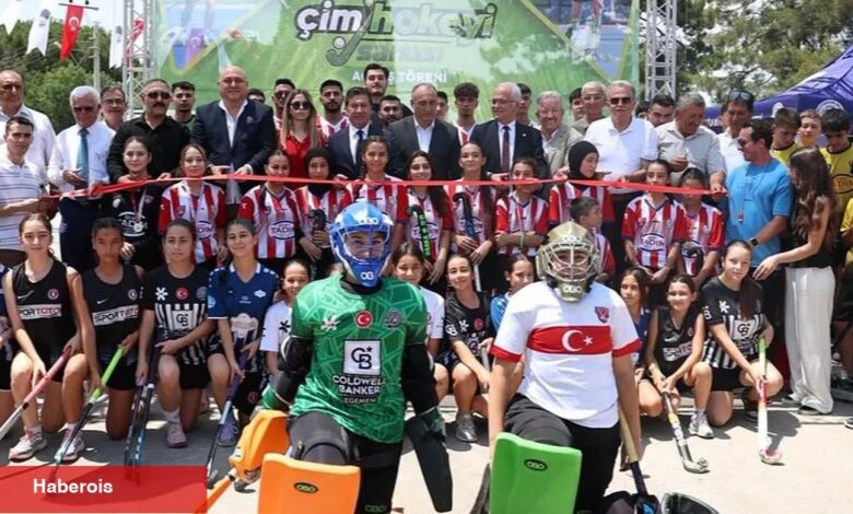 Muğla Yatağan’a çim hokeyi alanı açıldı