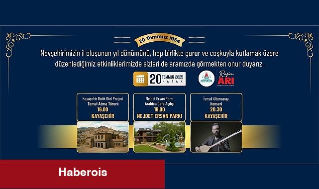 Nevşehir Belediyesi Gururla Sunar; Üçü Bir Ortada