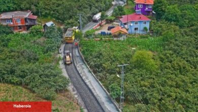 Ordu Ünye Denizbükü Mahallesinde asfalt sevinci