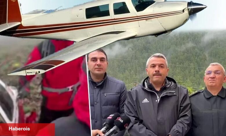 Rize-Erzurum hududunda düşen uçak bulundu... Bayan yolcu kurtarıldı, pilot hayatını kaybetti!
