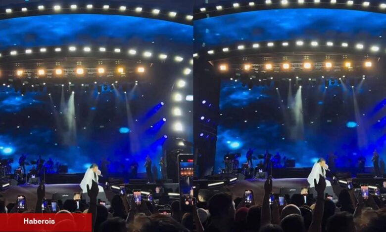 Sahnede şanssız anlar! Müzikçi Bayhan müzik söylerken yere düştü - Haberois Sahnede şanssız anlar! Müzikçi Bayhan müzik söylerken yere düştü