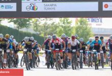 Sakarya'da nefes kesen şampiyona; Genç pedallar tepe için yarıştı