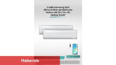 Samsung Split Klimalarda 2'li alımda Galaxy A16 5G telefon armağan fırsatı!