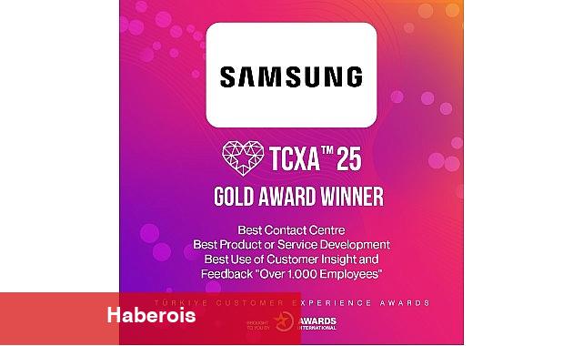 Samsung'a Türkiye Müşteri Tecrübesi Mükafatları (TCXA) 2025'ten 3 Altın Ödül! - Haberois Samsung'a Türkiye Müşteri Tecrübesi Mükafatları (TCXA) 2025'ten 3 Altın Ödül!