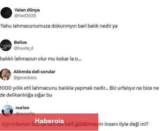 Şanlıurfalılar çok sinirlendi! Balıklı lahmacun krize neden oldu